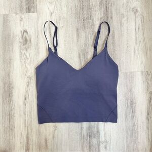 Lululemon Align Cropped Cami Tank Top Purple Size 2